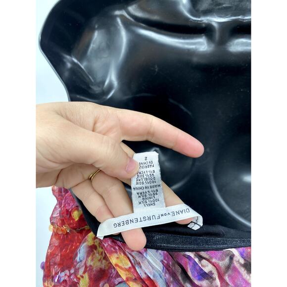 Diane Von Furtsenburg Vintage Strapless Draped Sequin Dress - Picture 5 of 7